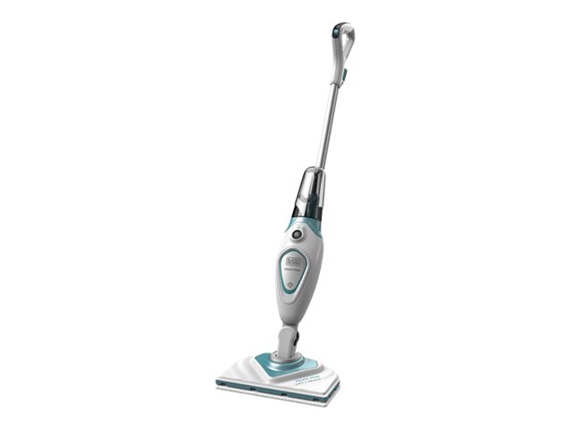 BLACK+DECKER FSM1616 Steam Mop - Damprenser - stav - hvid/blå