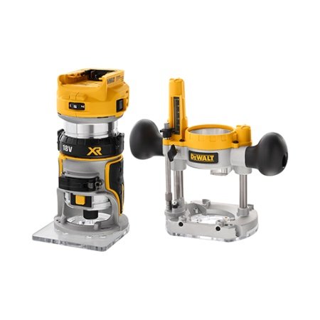 Dewalt 18V XR kulløs 8 mm overfræser - solo - DCW604N-XJ