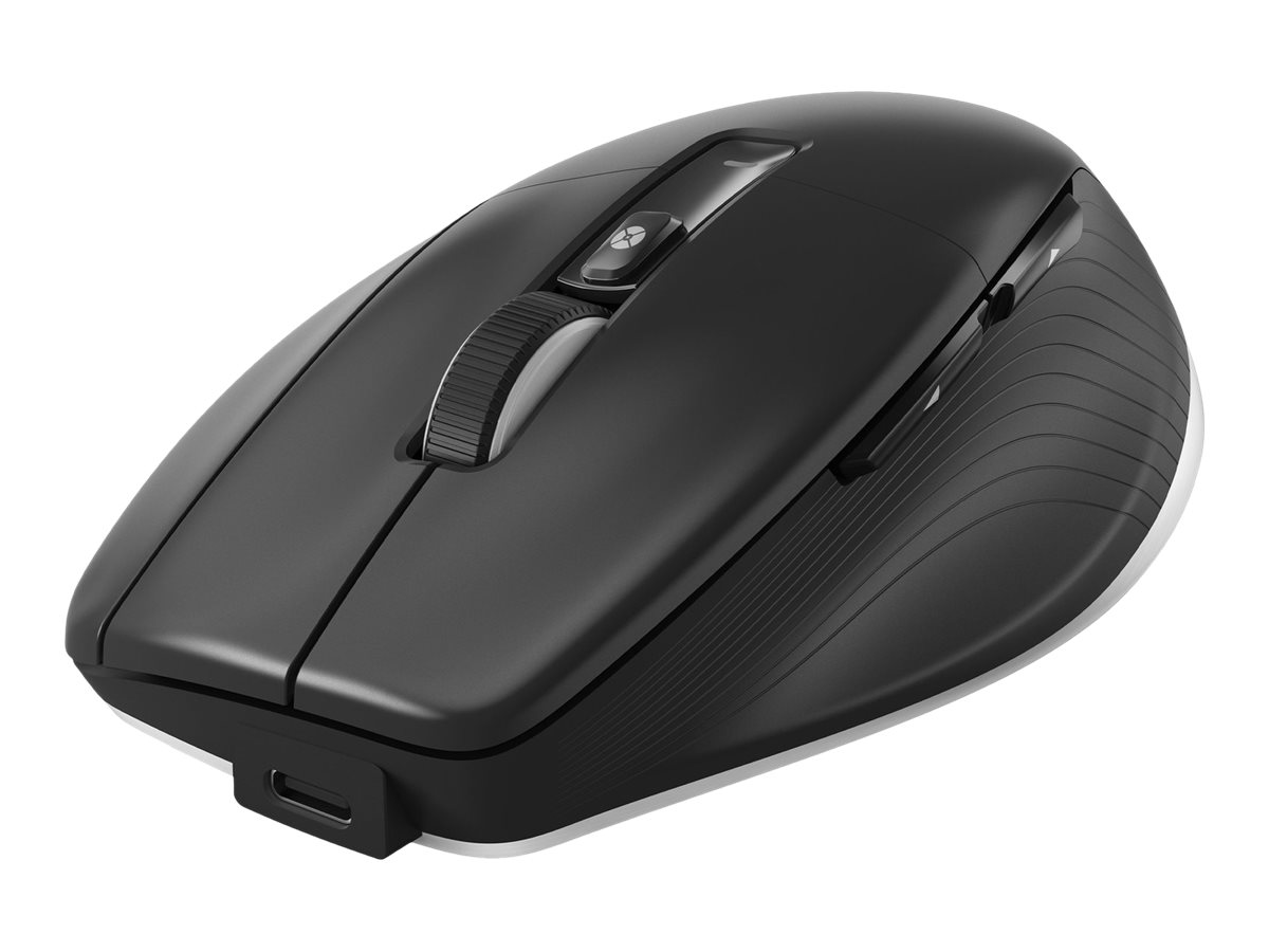 3Dconnexion CadMouse Pro Wireless - Mus - ergonomisk - 7 knapper - trådløs - Bluetooth, 2.4 GHz - trådløs modtager (USB)