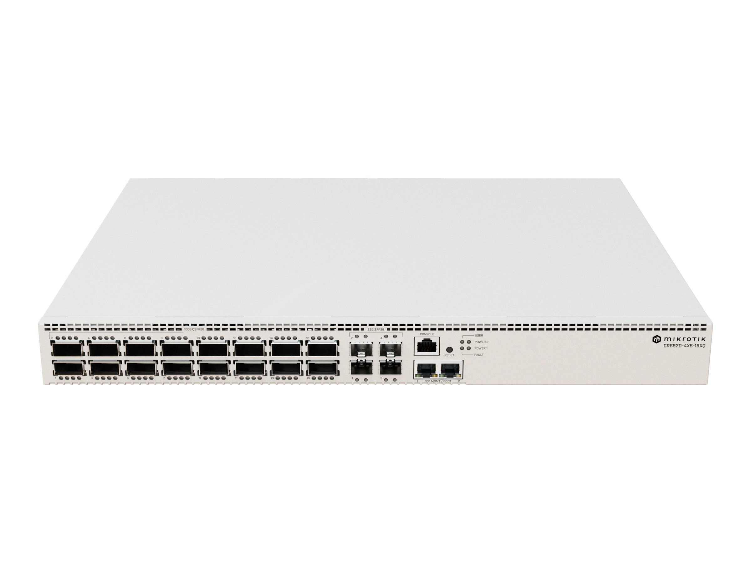 MikroTik CRS520-4XS-16XQ-RM Switch 16-porte 100 Gigabit Ethernet / 25 Gigabit Ethernet