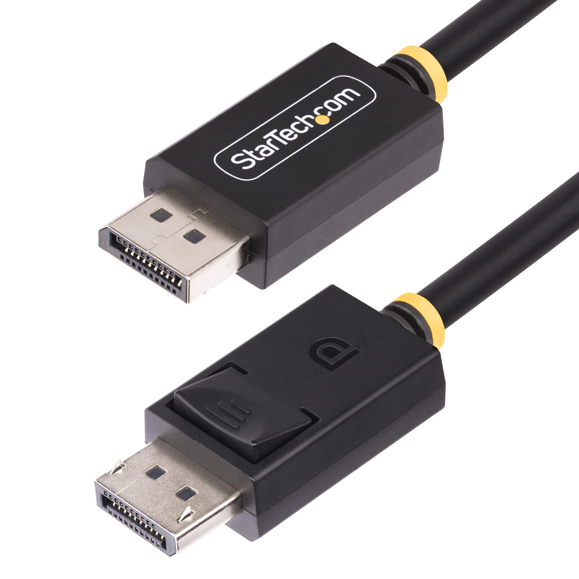 StarTech 3m DisplayPort 2.1 Cable, VESA-Certified DP40 DP 2.1 Cable - DisplayPort kabel - DisplayPort (han) haspet til DisplayPort (han) haspet - DisplayPort 2.1 - 3 m - passivt, 8K60 Hz support, 4K144 Hz support, 1440p support 240 Hz, op til 40 Gbps datatransferhastighed, UHBR10, HDR support - sort