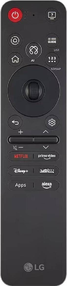 LG MR25GA.AEU, TV, Trykknapper/hjul, Stemme, Sort