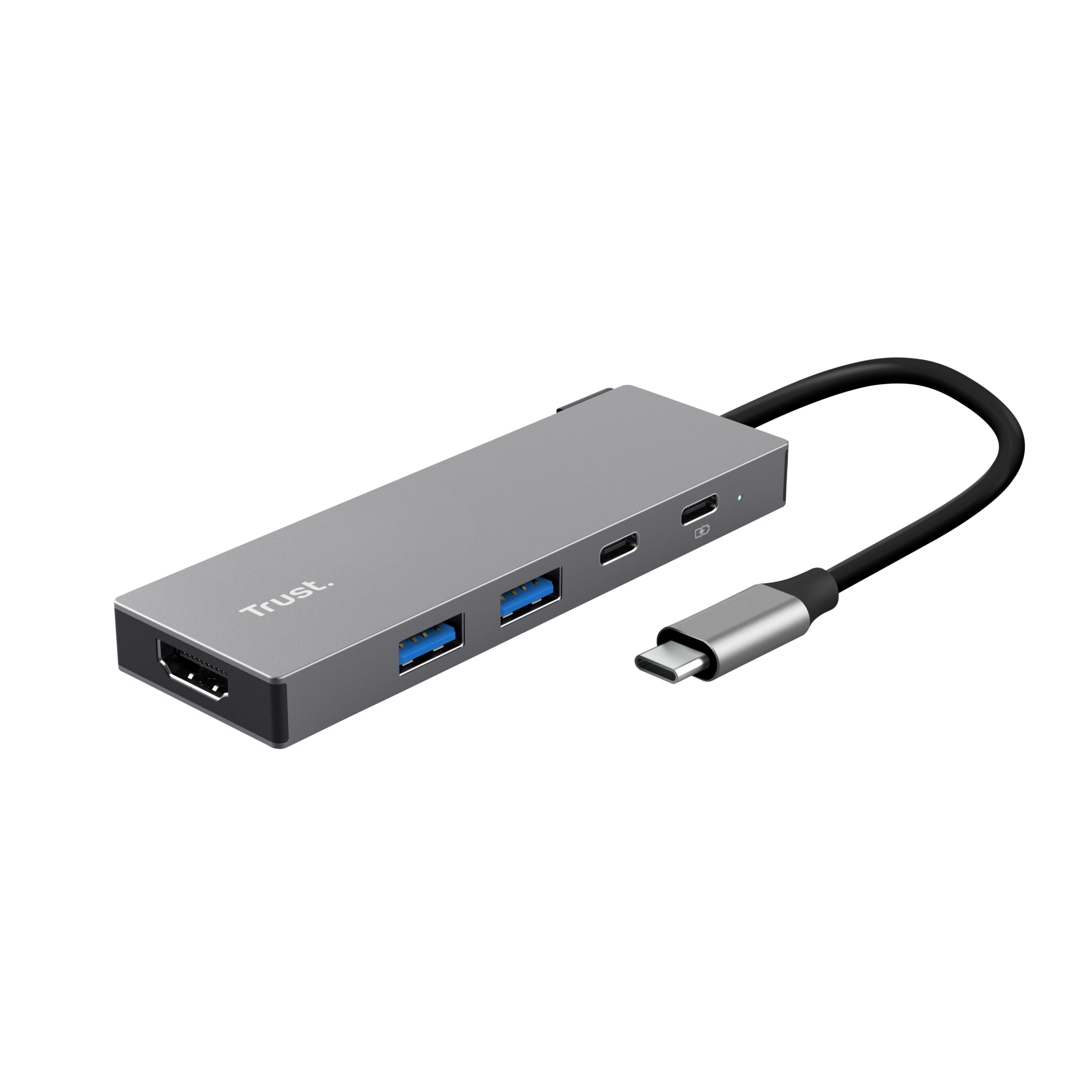 Trust Dalyx - Dockingstation - for notebook, tablet, smartphone, desktop - USB-C 3.2 Gen 1 - HDMI