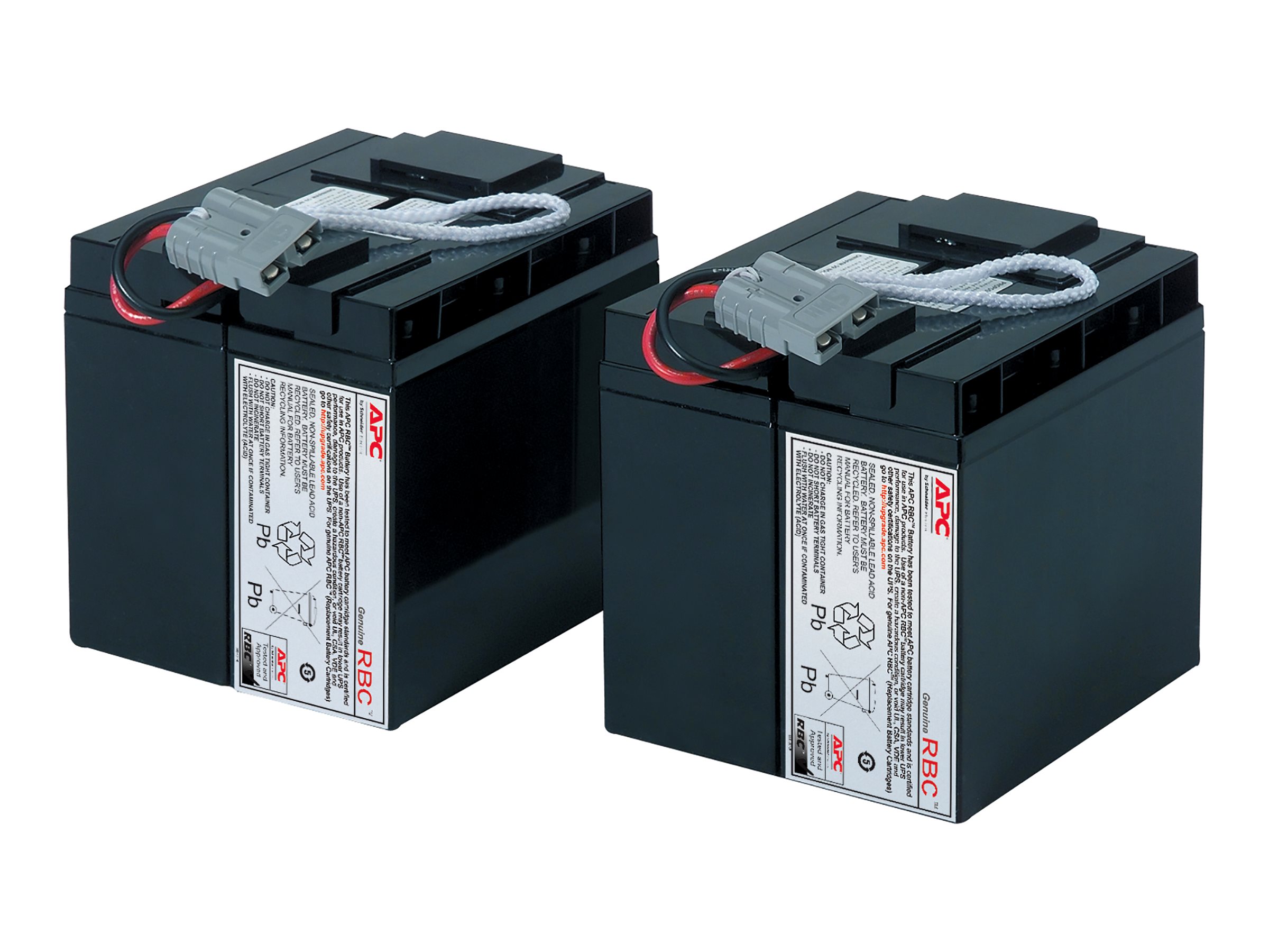 APC Replacement Battery Cartridge #55 - UPS-batteri - Blysyre - 2 celler - sort - for P/N: SMT2200C, SMT2200I-AR, SMT2200IC, SMT3000C, SMT3000I-AR, SMT3000IC, SUA3000I-IN