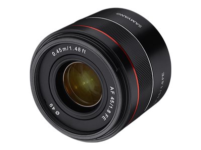 Samyang AF - Objektiv - 45 mm - f/1.8 FE - Sony E-mount - for Sony Cinema Line  a VLOGCAM  a1  a1 II  a6700  a7 IV  a7 V  a7C II  a7CR  a7R V  a9 III