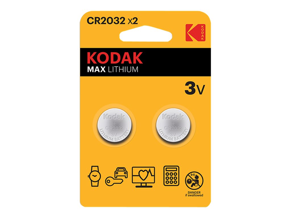 Kodak MAX Knapcellebatterier CR2032