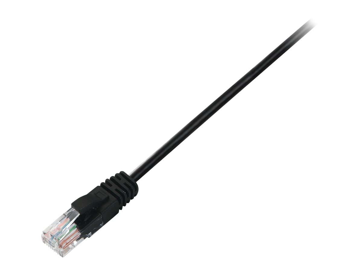V7 CAT 6 Ikke afskærmet parsnoet (UTP) 50cm Patchkabel Sort