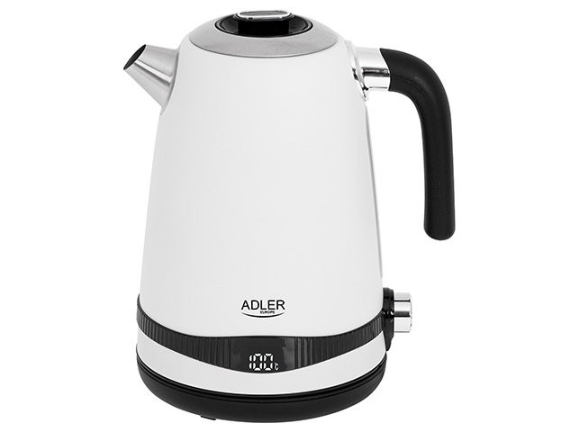 Adler Elkedel AD 1295w - kettle - white - Hvid - 2200 W