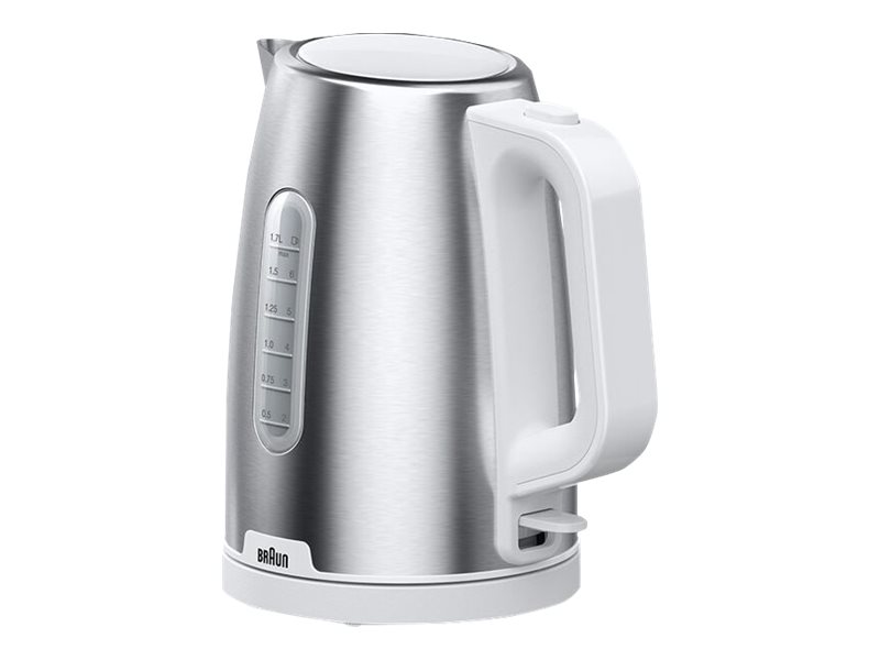 Braun PurShine Kedel 1.7liter Rustfrit stål/hvid