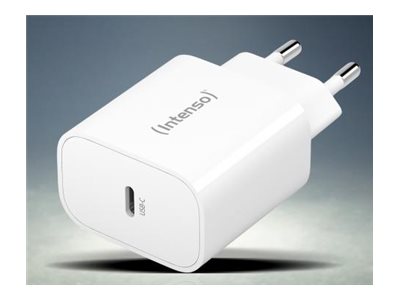 Intenso USB-C lader 20W PD 3.0 og QC 4.0 Input: EU-stik, 100-240V, 50/60Hz