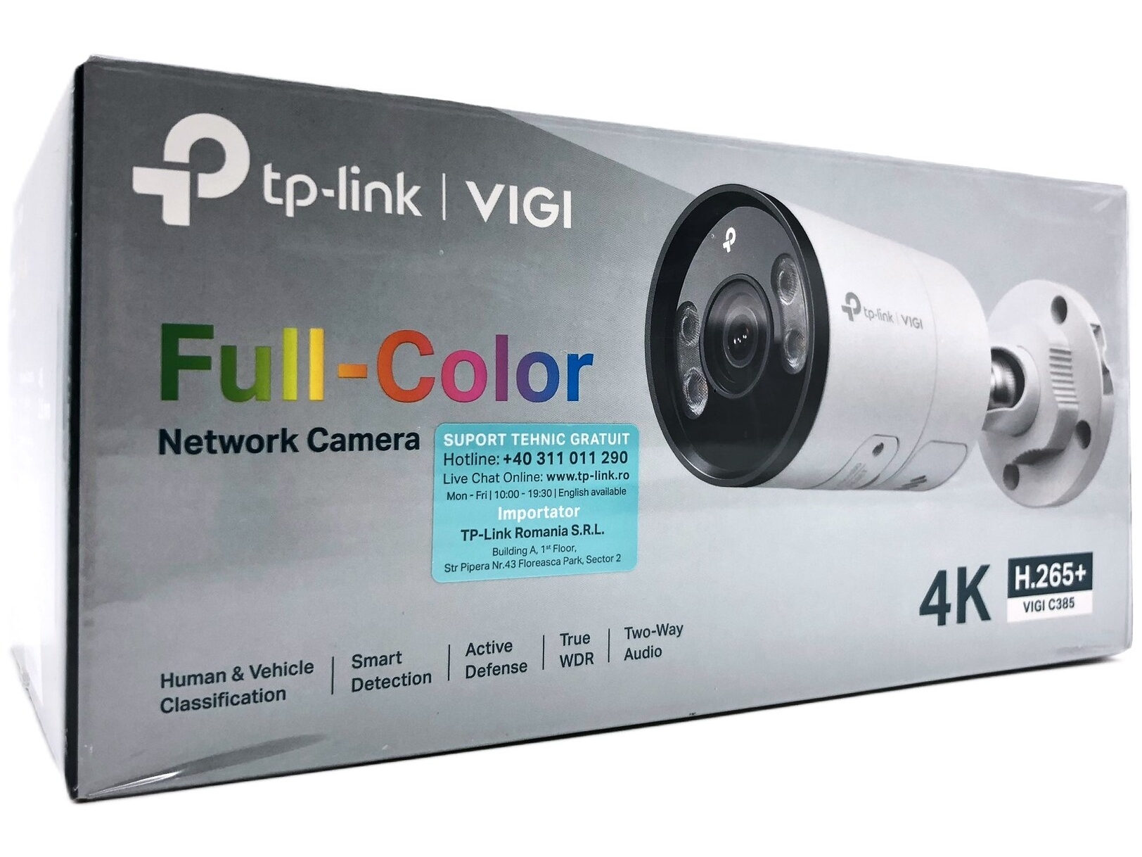 TP-Link VIGI C385 V1.6 Netværksovervågningskamera Udendørs 3840 x 2160