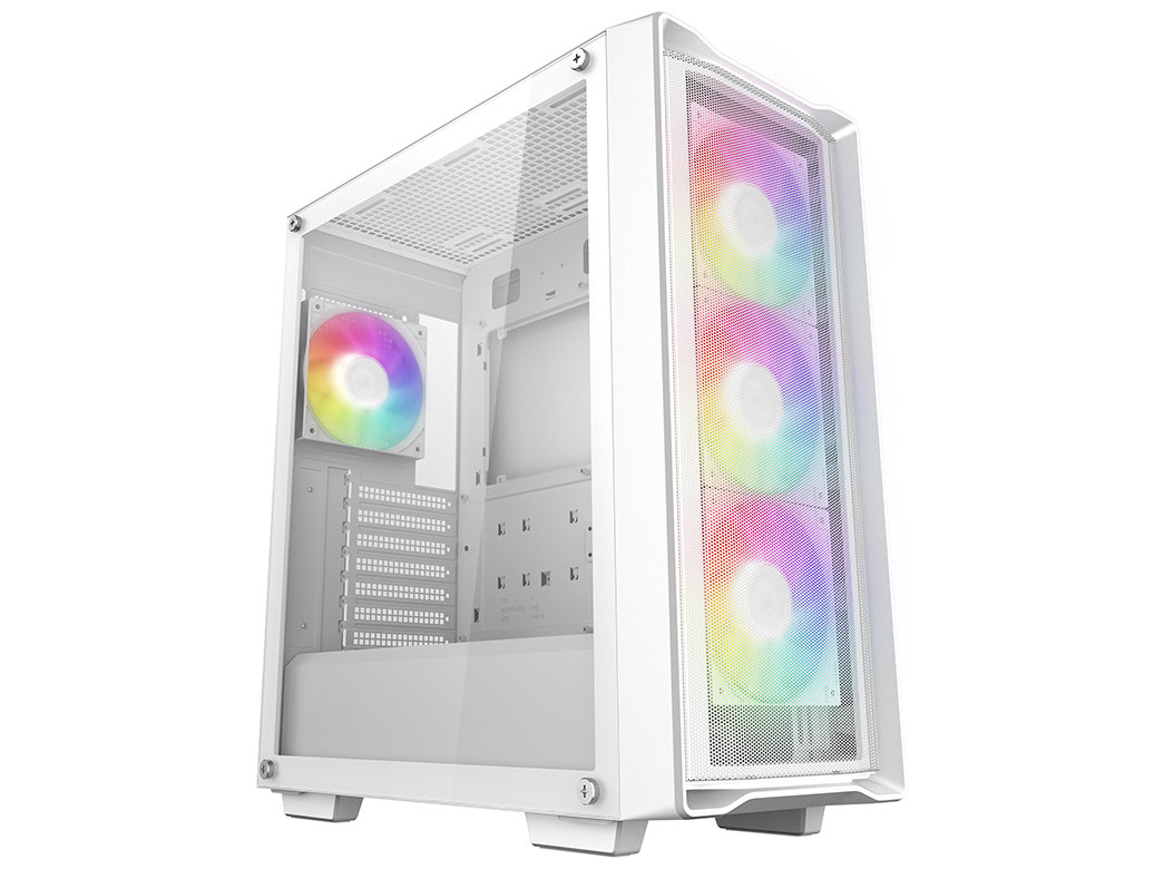 DeepCool CC560 MESH V2 WH Tårn ATX Ingen strømforsyning Hvid