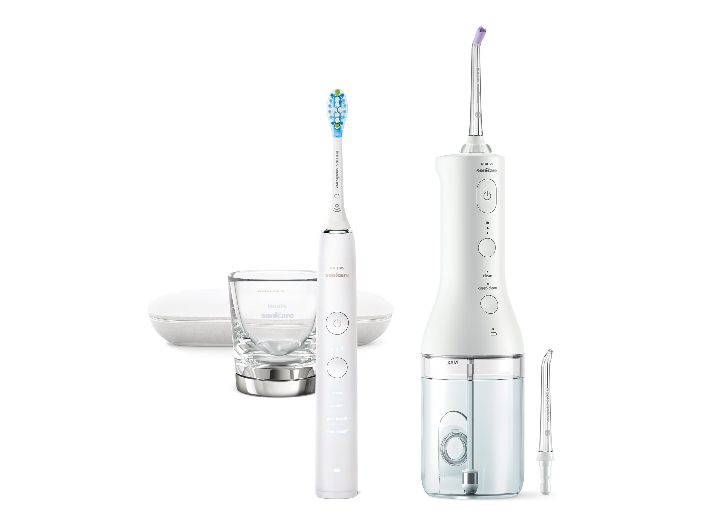 Philips Eltandbørste Sonicare DiamondClean 9000 HX3886/41 - Oral irrigator - White