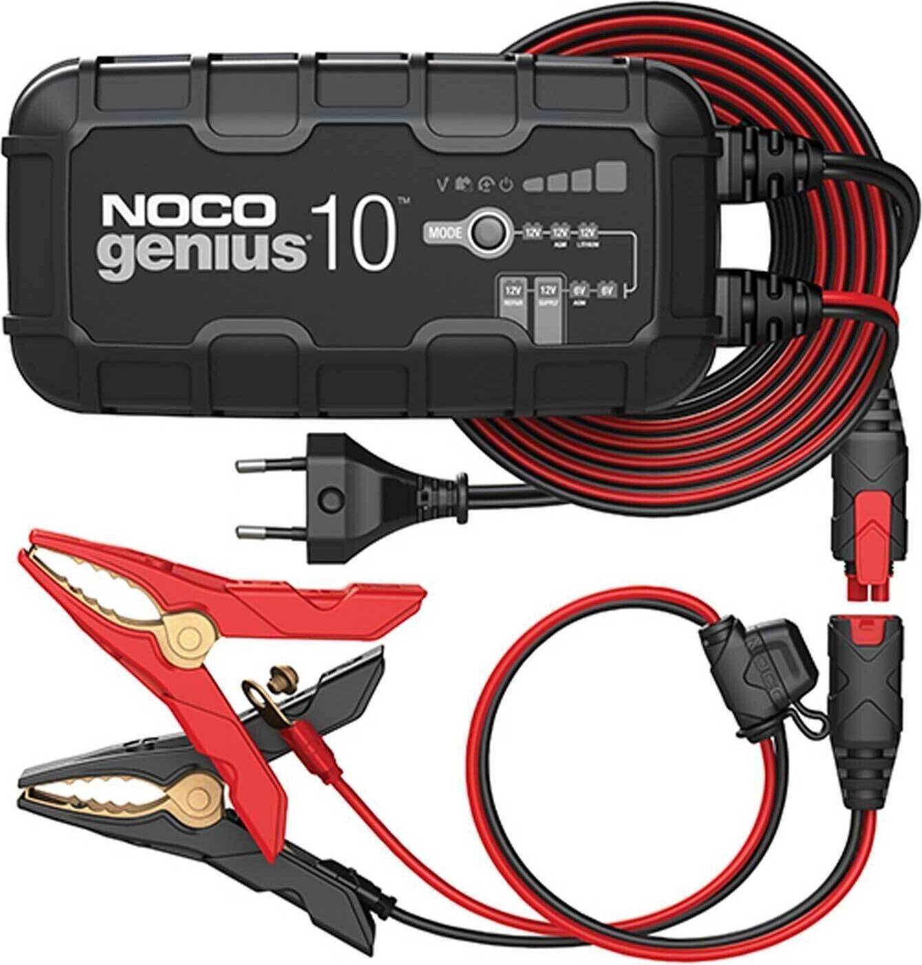 Batterioplader 10A 6V/12V med vedligeholdelse – NOCO Genius10 EU