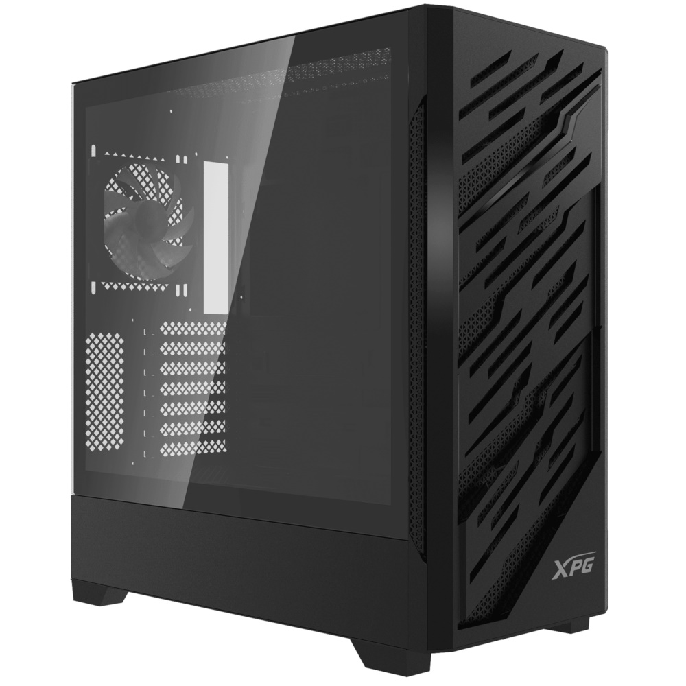 XPG STARKER AIR BTF, Midi Tower, PC, Sort, ATX, EATX, micro ATX, Mini-ITX, SPCC, Hærdet glas, Spil