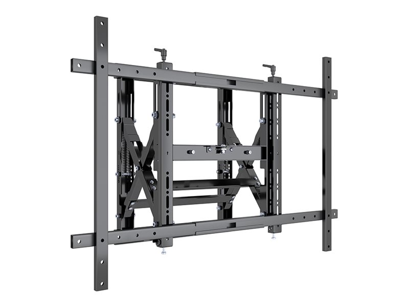 Multibrackets M - Monteringssæt (bordmontering) - lodret - for 3 LCD skærme - sort - skærmstørrelse: 24-50