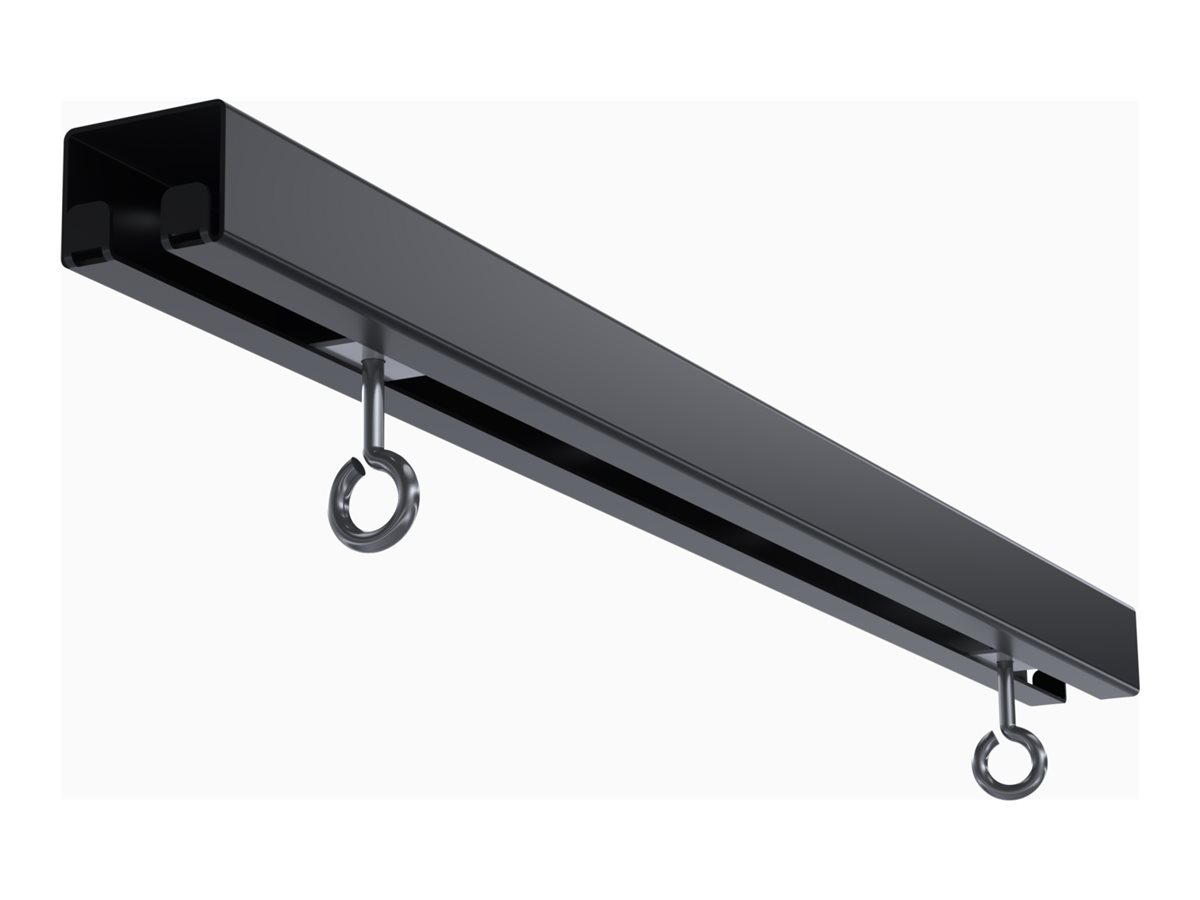HI-ND mounting kit - for flat panel - black - Maks 100 kg - Maks størrelse 75"