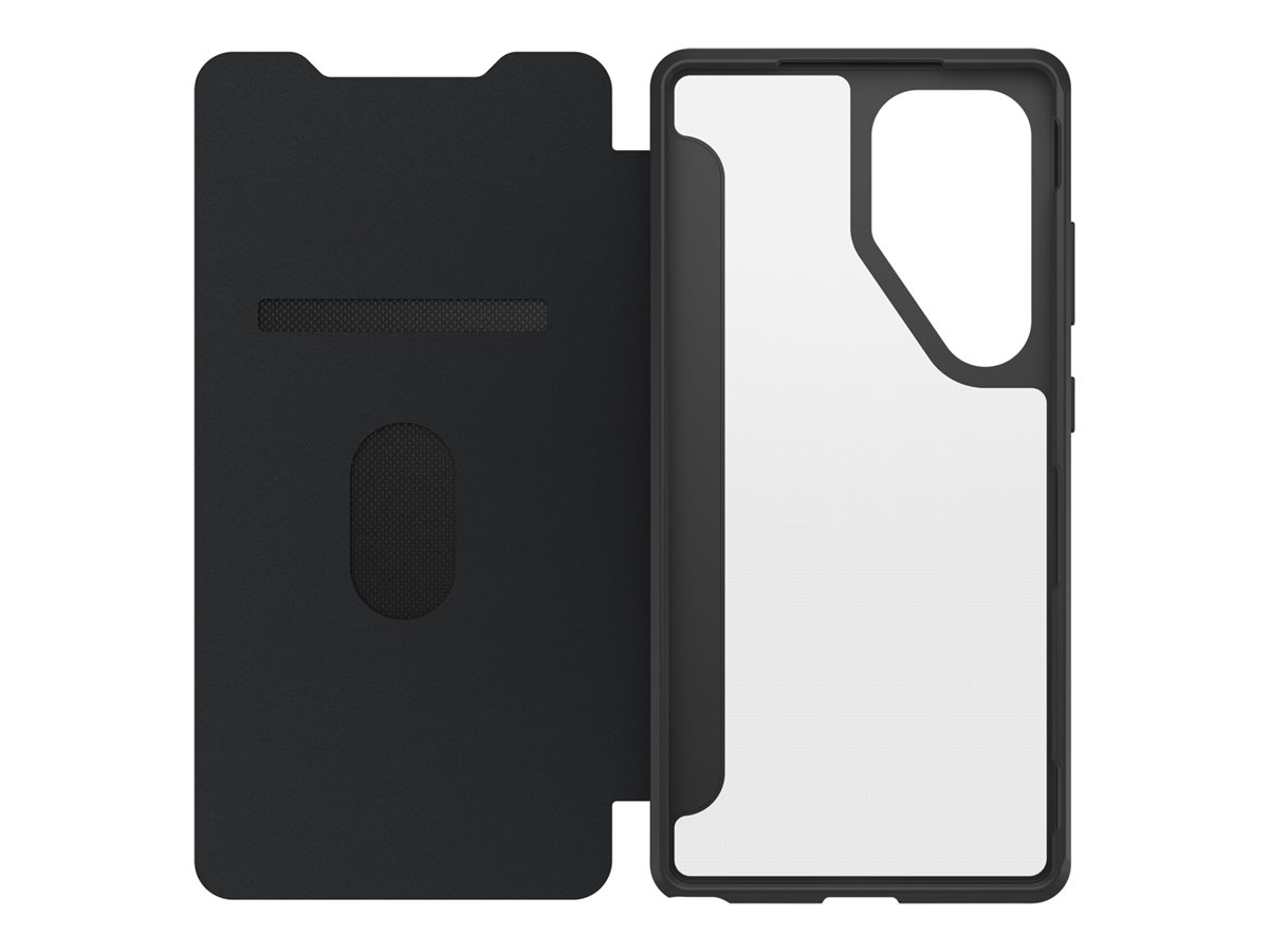 OtterBox React Series Beskyttelsescover Til mobiltelefon Sort krystal Samsung Galaxy S25 Ultra