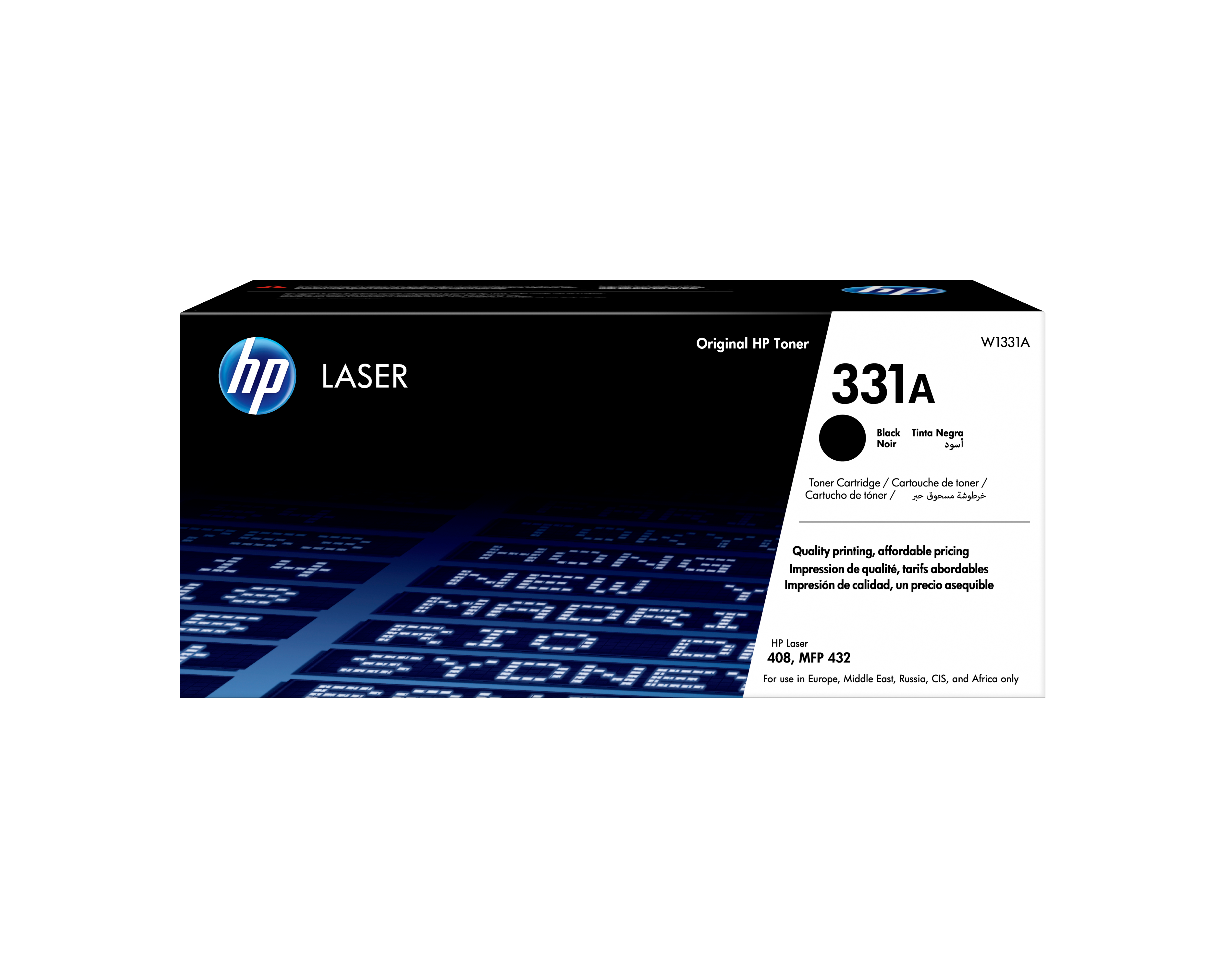 HP HP 331A Tonerkassette sort W1331A Modsvarer: N/A