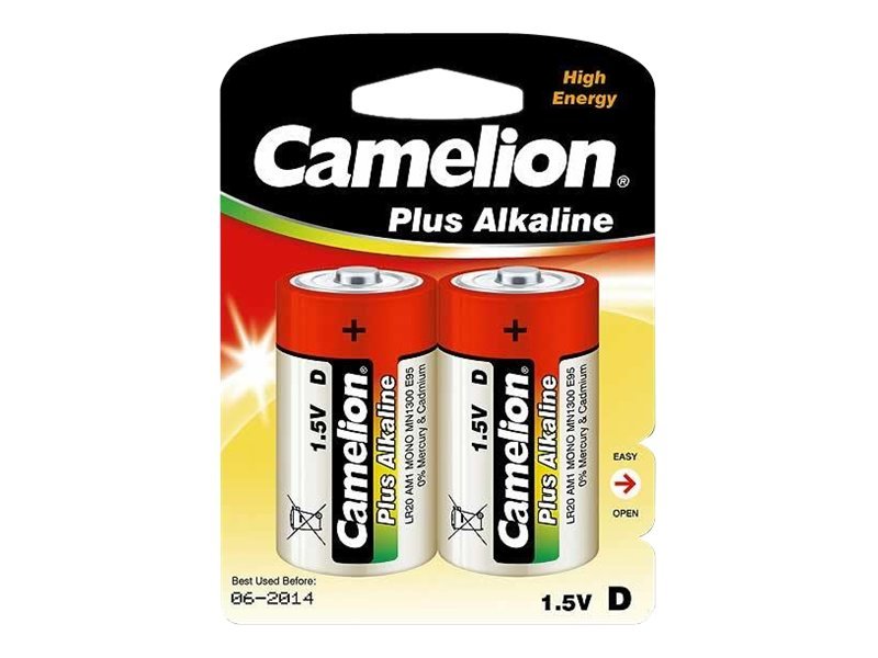 Camelion Plus Alkaline D-type Standardbatterier 2