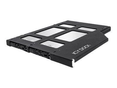 ICY DOCK aftagelig ramme 2xM.2NVMe SSD MB852M2PO-B, f. Ultra Slim ODD Slot