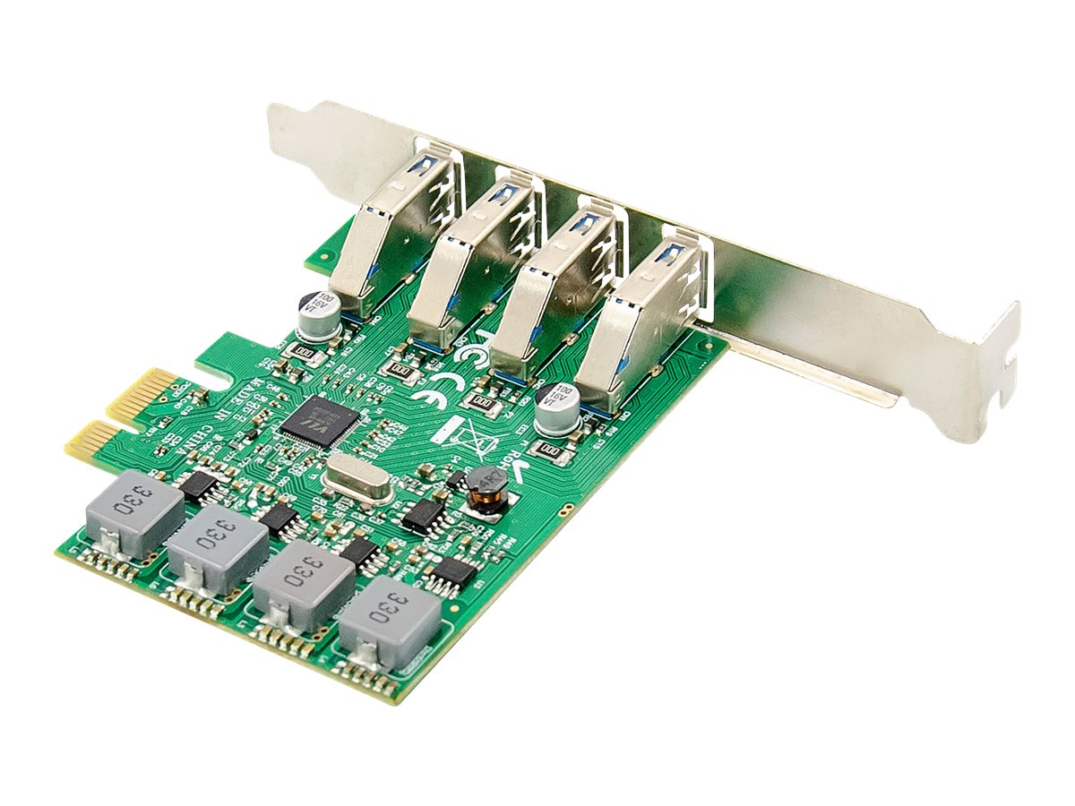 DIGITUS 4-Port USB 3.0 PCI Express Add-On Card