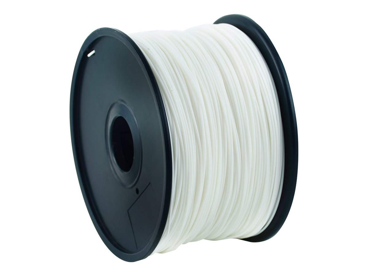 Gembird PLA filament cartridge filament - Hvid - 1.75mm ø - 1 kg