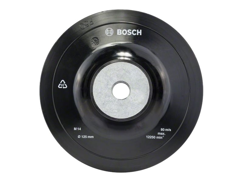 Bosch Gummibagskive 125mm M14 Til Vinkelsliber - 1608601033
