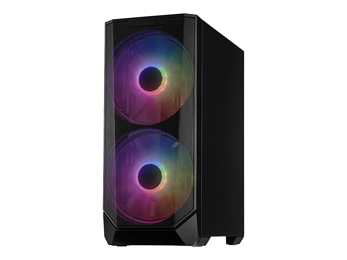 Inter-Tech IT-3503 Airstream - Kabinet - Tower - Sort