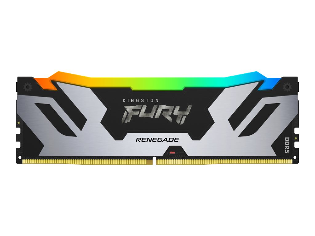 Kingston FURY Renegade RGB DDR5-6000 - 96GB - CL32 - Dual Channel (2 pcs) - Intel XMP - Sort med RGB