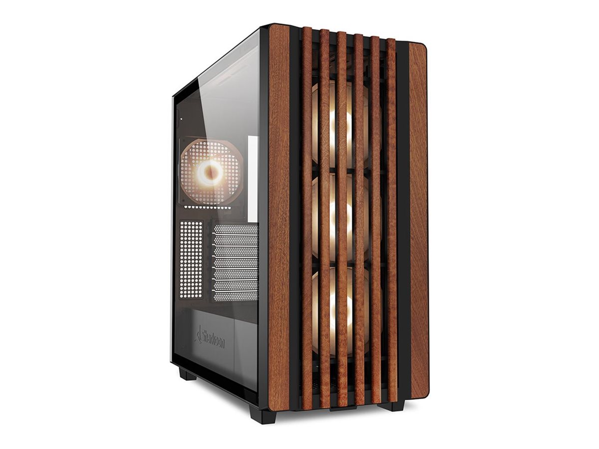 Sharkoon Rebel C70G RGB - Tower - ATX - sidepanel med vindue (hærdet glas) - ingen strømforsyning (ATX) - USB/Lyd