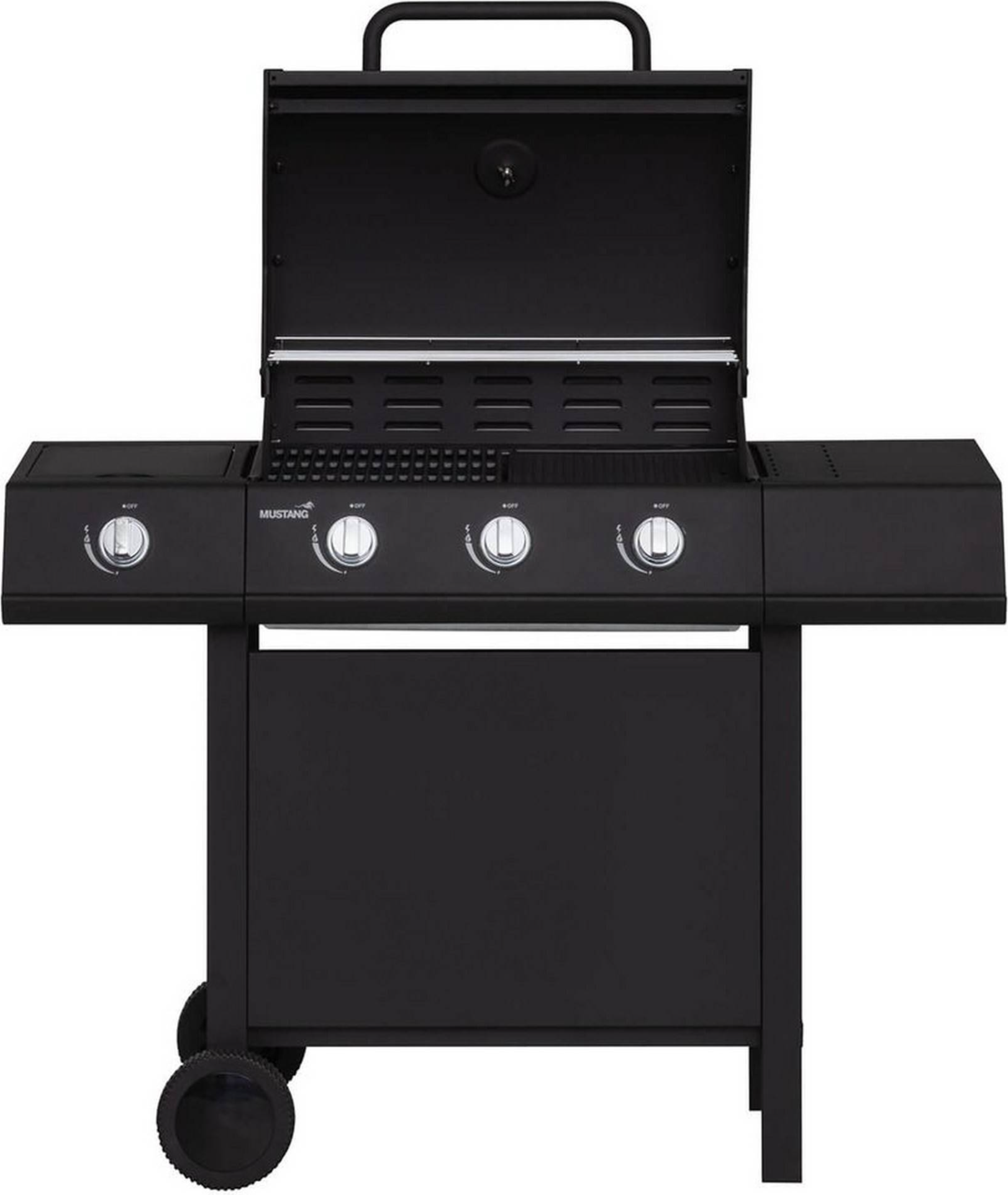 Mustang Gas Grill Kingsville 3+1 Black