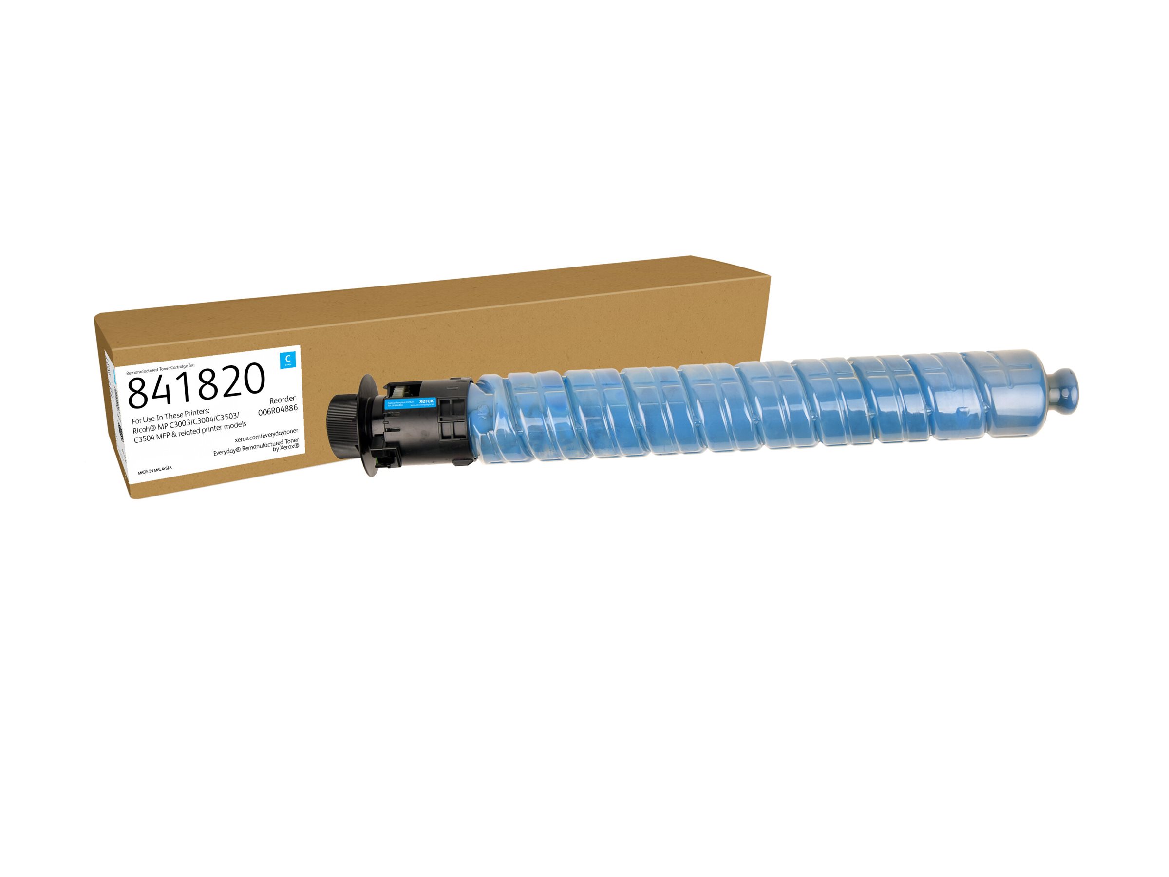 Xerox Everyday - cyan - compatible - remanufactured - toner cartridge (alternative for: Ricoh 841820) - Green World Alliance return programme