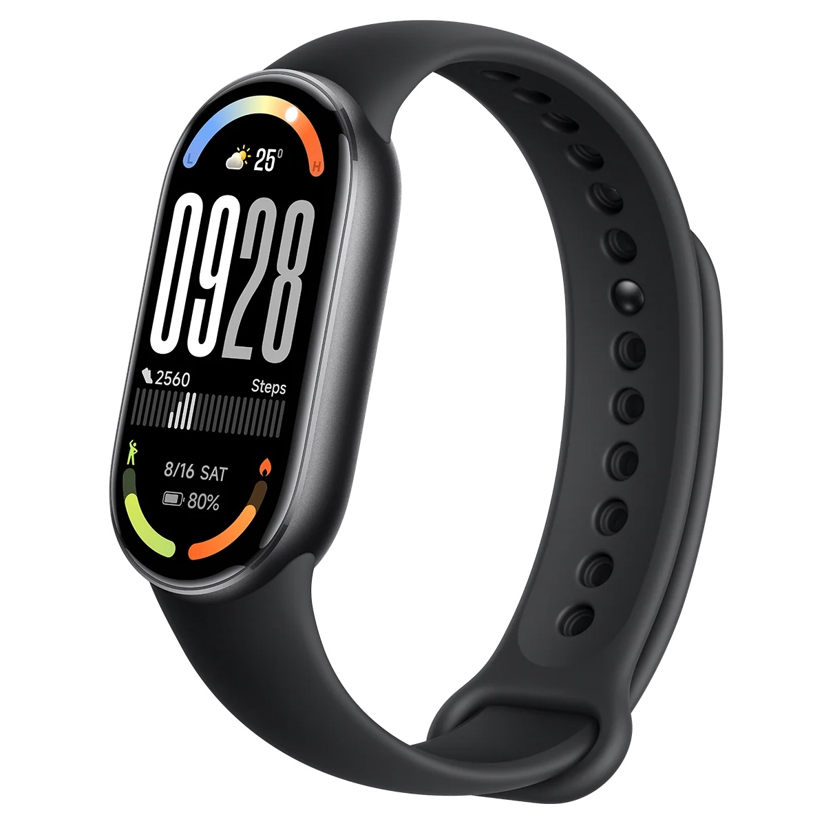 Xiaomi Smart Band 10 - Aktivitetssporer med rem - TPU - håndledsstørrelse: 135-210 mm - display 1.72 - Bluetooth - 15.95 g - midnat sort
