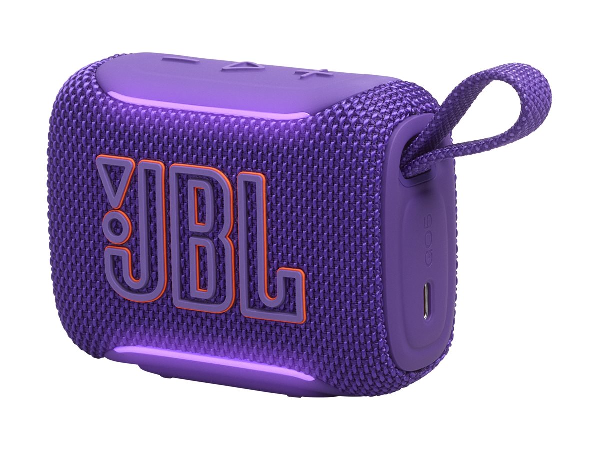 JBL Go 5 - Højttaler - til transportabel brug - trådløs - Bluetooth - App-kontrolleret - 4.8 Watt - lilla