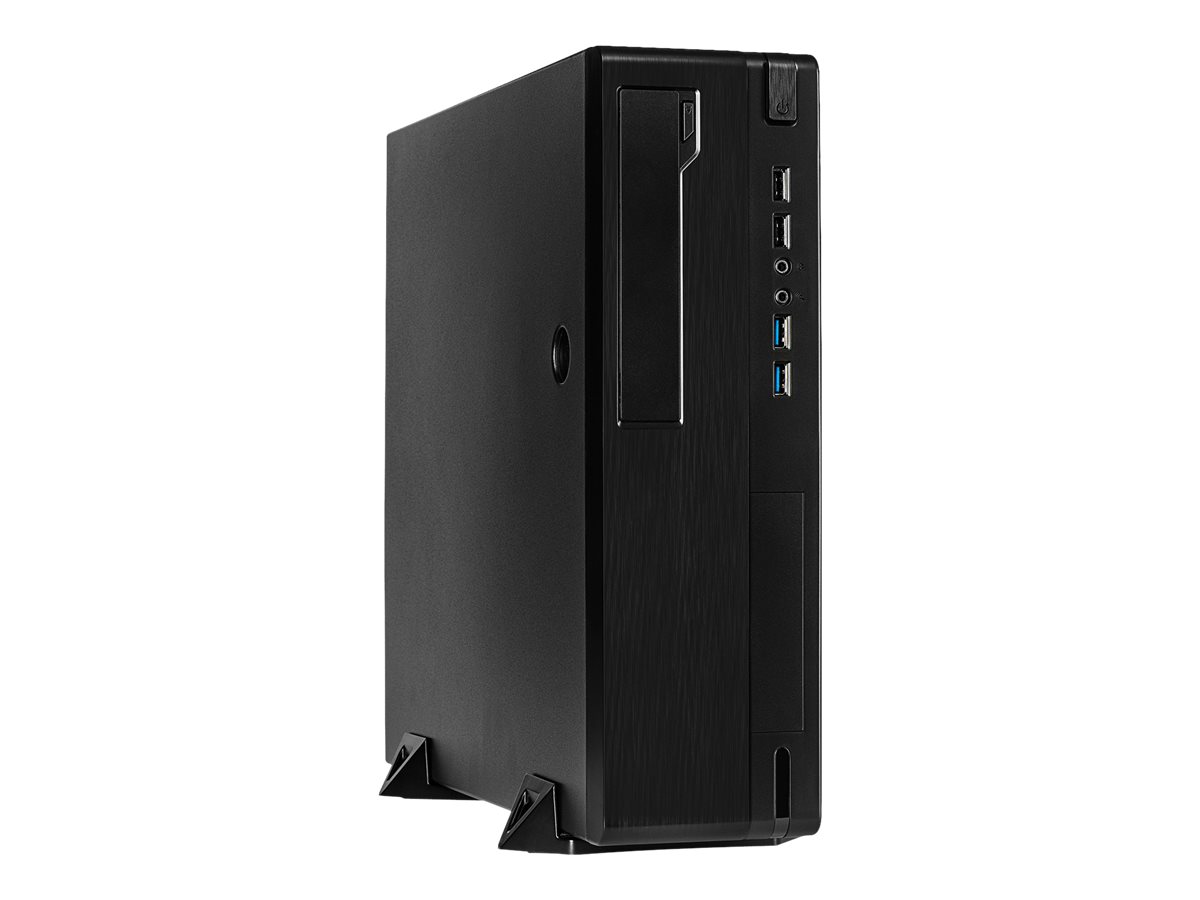 Inter-Tech IT-502 Desktop - Tower - micro-ATX - ingen strømforsyning - USB/Lyd
