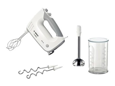 Bosch MFQ36470 Håndmixer Turbofunktion Hvid/grå