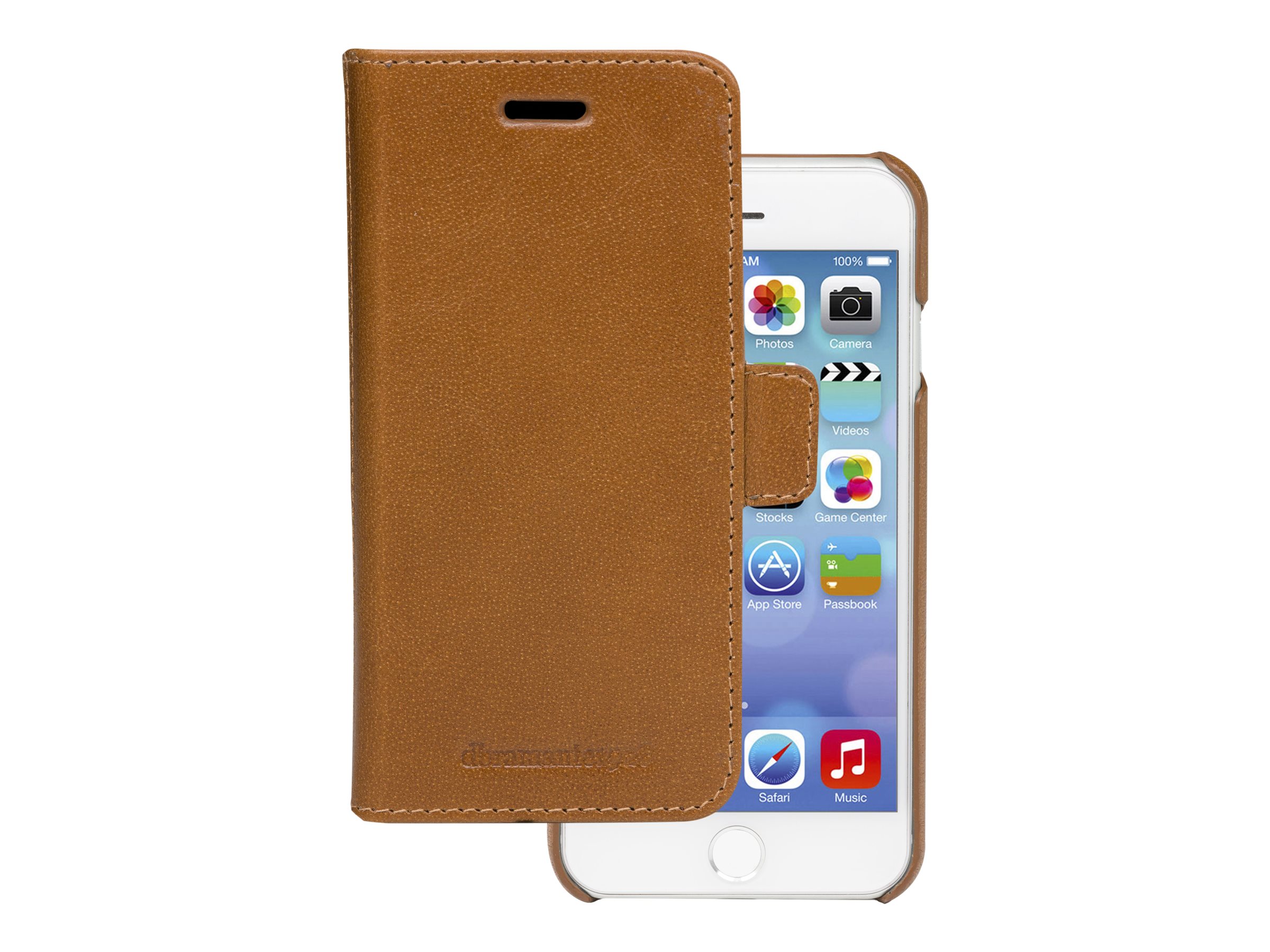 dbramante1928 LYI8GT001090 Beskyttelsescover Brun Apple iPhone 6, 6s, 7, 8, SE (2. generation)