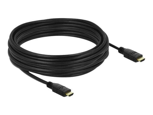 Delock HDMI-kabel med Ethernet 10m Sort