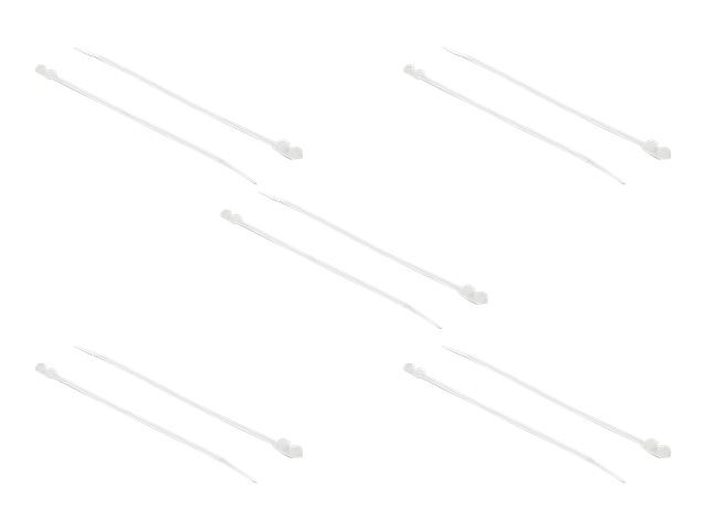 Delock Cable Tie with Fastening Eyelet 20cm Hvid