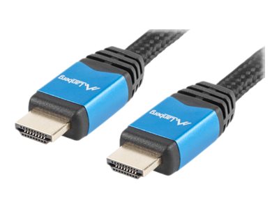 HDMI-kabel 3 m – Lanberg, HDMI 2.0, sort