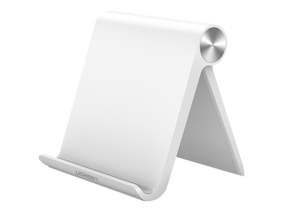 Ugreen Multi Angle Desk Tablet Stand - Stativ - for mobiltelefon/tablet - akrylonitril-butadien-styren (ABS) - hvid - skærmstørrelse: 4-11 - skrivebord