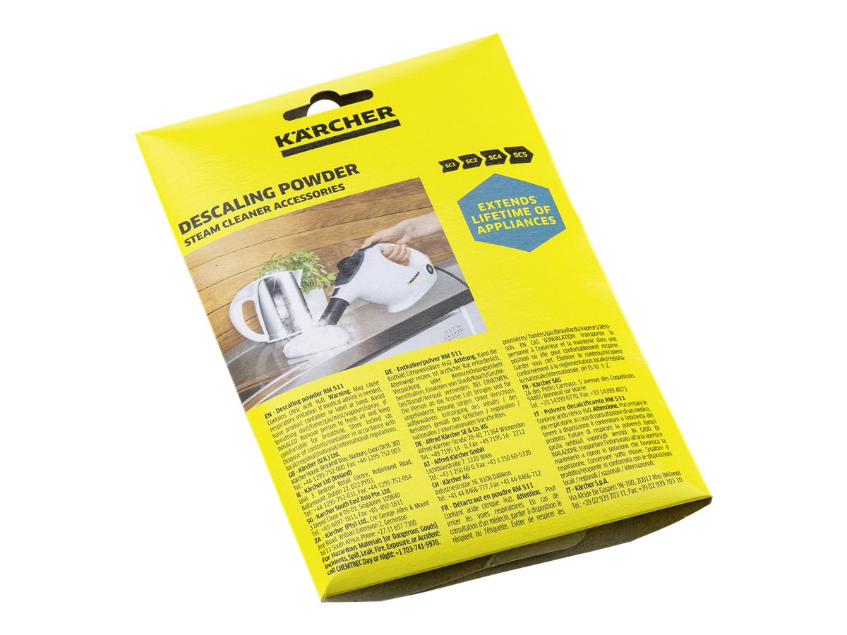 Kärcher RM 511 - Rengører / afkalker - pulver - duftpose - 17 g (pakke med 6)