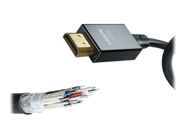 in-akustik Star HDMI-kabel med Ethernet 1.5m Sort