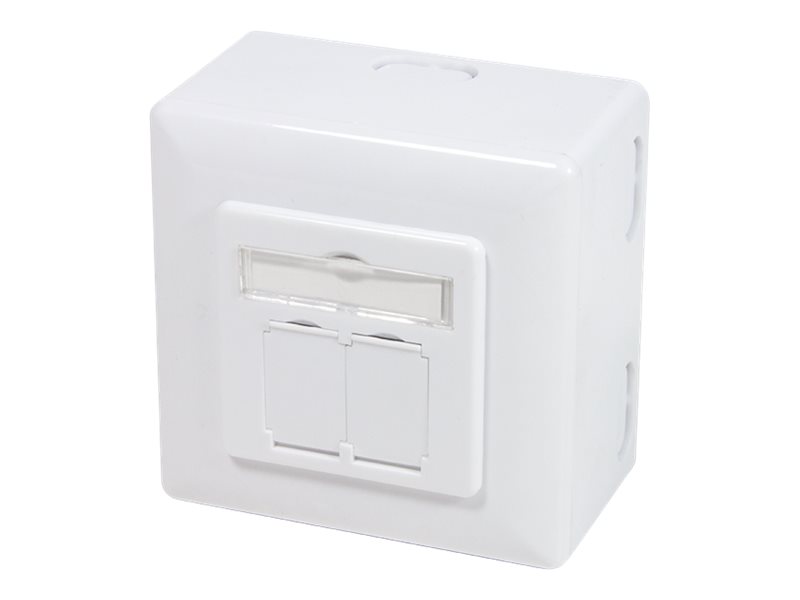 LogiLink NP0039A, RJ-45, Metallic, Hvid, ISO/IEC 11801, TIA/EIA 568B.2-1, 80 mm, 80 mm, 40 mm