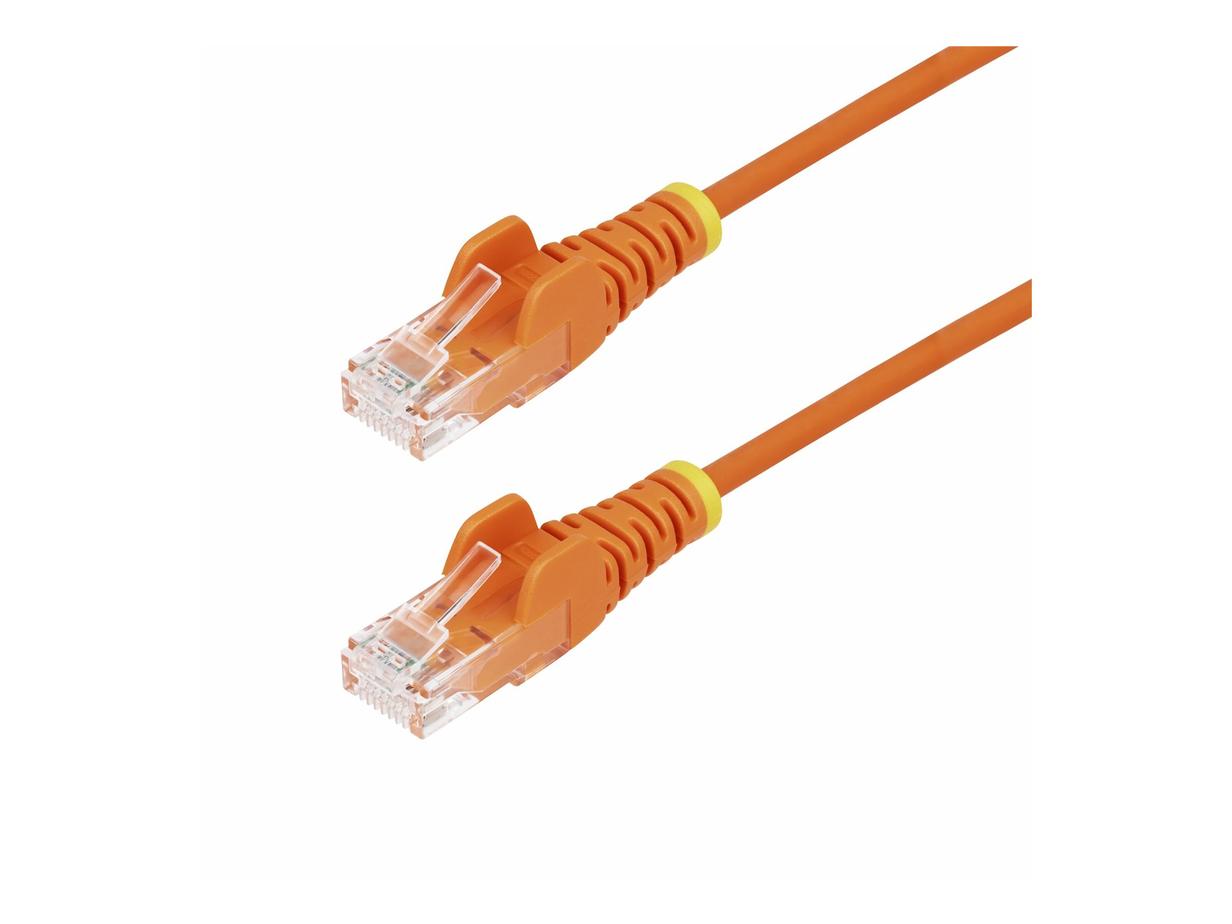 StarTech.com 1.5m Orange Slim CAT6 Ethernet Cable, Snagless, 28AWG, LSZH CAT 5/5e/6 Ikke afskærmet parsnoet (UTP) 1.5m Patchkabel Orange