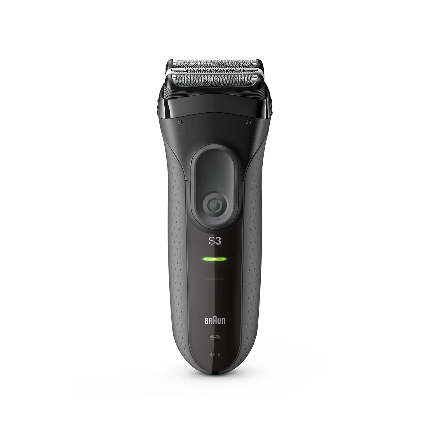 Braun Series 3 3000s - folieskraber - 2 SensoFoil - sort - LED - strøm - AC/batteri (3000s)