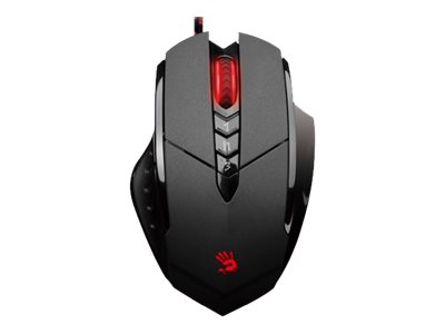 A4Tech Bloody V7m - Mus - Optisk - 8 knapper - Sort
