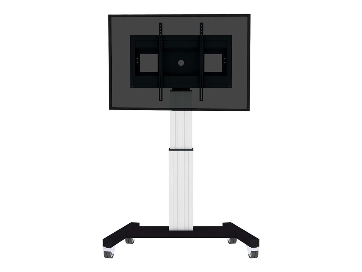 Neomounts PLASMA-M2500 - Vogn med hjul - motoriseret - for fladt panel/AV-udstyr - sølv - skærmstørrelse: 42-100