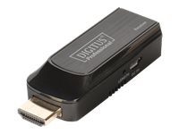 DIGITUS Professional DS-55203 Mini HDMI Extender Set - Video/audio ekspander - HDMI - op til 50 m